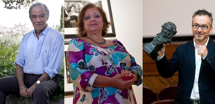 Gregorio Marañón, Cristina García Rodero y Pedro Solís, alguno de los distinguidos