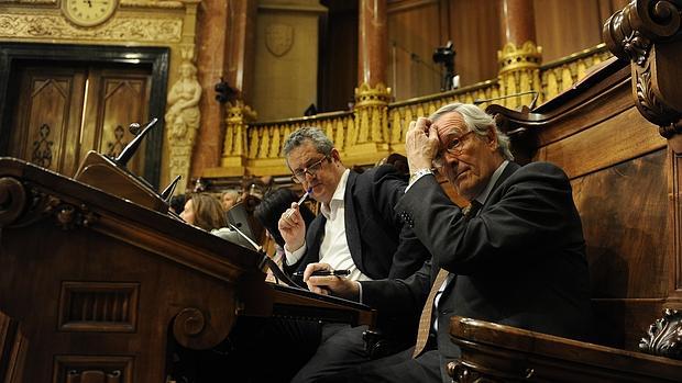 El exalcalde Xavier Trias, recientemente durante un pleno en Barcelona