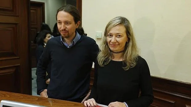 Pablo Iglesias y Victoria Rosell