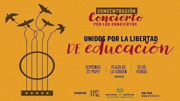 Las escuelas católicas se manifiestan en Valencia en defensa de la educación concertada