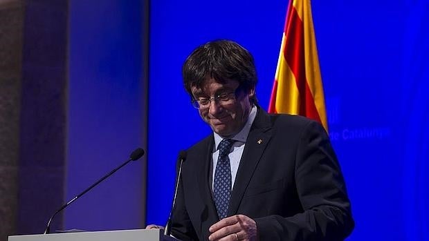 El presidente de la Generalitat, Carles Puigdemont