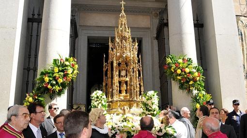 Llegada de la Custodia a la catedral