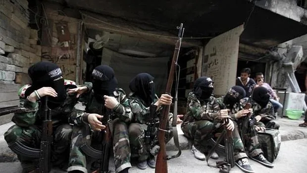 Batallón de mujeres de Daesh en la ciudad siria de Raqqa