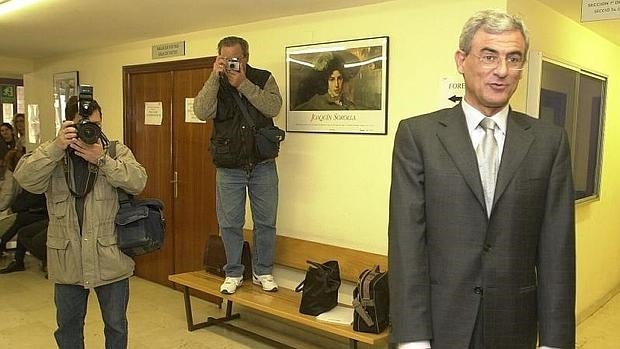 Luis Fernando Cartagena en la Audiencia Provincial de Alicante, en 2008