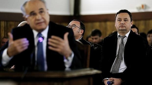Imagen de Blasdo y Tauroni durante el juicio del caso Cooperación