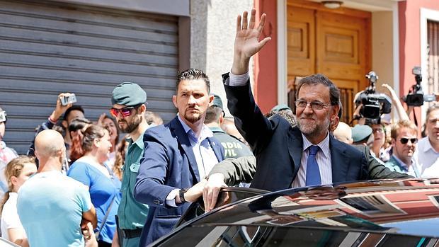 Imagen de la visita de Rajoy a Alfafar la pasada semana