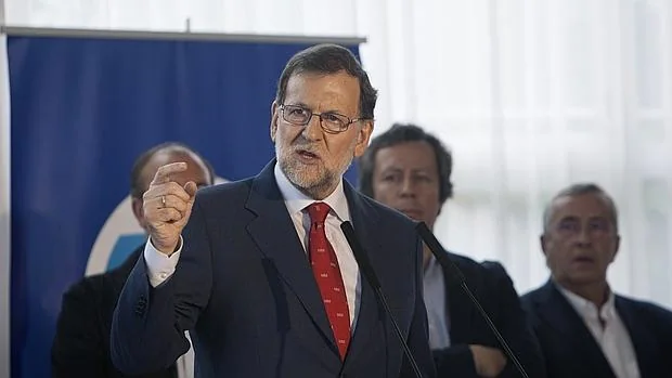 Mariano Rajoy, el lunes en Badajoz