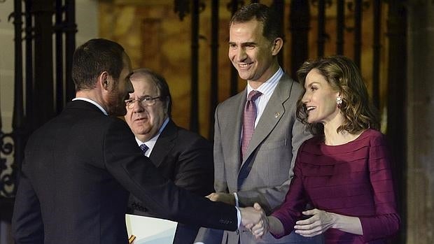 Los Reyes presiden en Palencia la entrega de los Premios Nacionales de Cultura