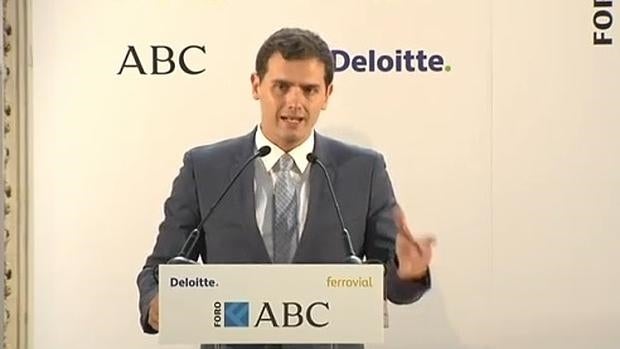 El líder de Ciudadanos, Albert Rivera