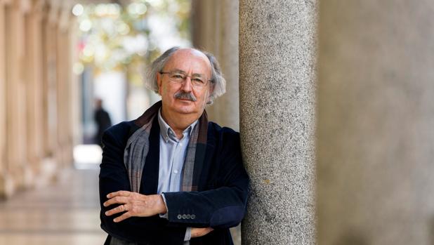 Antonio Colinas, en Valladolid, el día que resultó galardonado con el Premio Reina Sofía de Poesía Iberoamericana