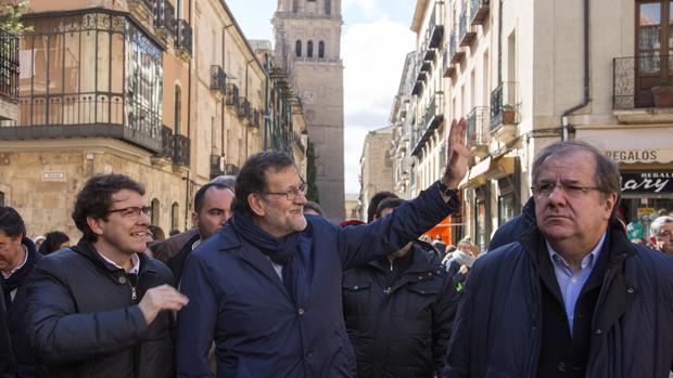 Rajoy estuvo en Salamanca el pasado marzo en un acto con los alcaldes