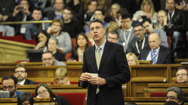 Xavier García Albiol, en el Parlamento catalán