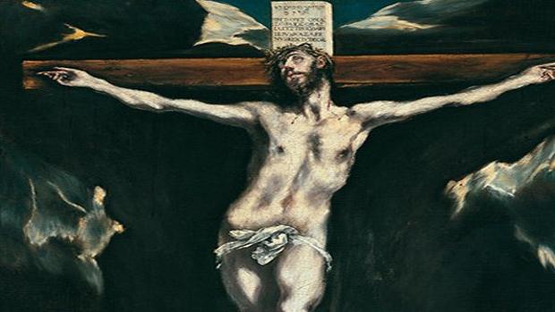 El cuadro de El Greco, «Cristo agonizante con Toledo al fondo», expuesto en Madrid