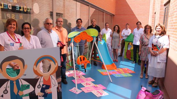 El nuevo espacio dedicado a los niños ingresados en el hospital de Hellín