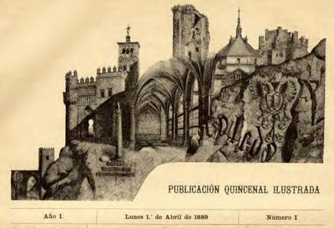 Primer número de Toledo. Publicación quincenal Ilustrada