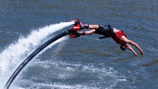 Fly Board en el pantano de San Juan