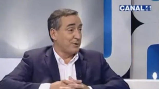 Carlos Simarro, que propuso celebrar el «Día del machote», en una entrevista televisiva