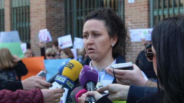 Susana Guerrero hace declaraciones a los medios