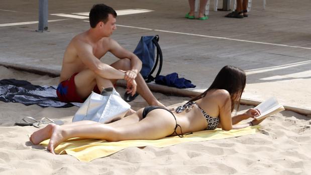 Imagen de la playa de Levante de Benidorm