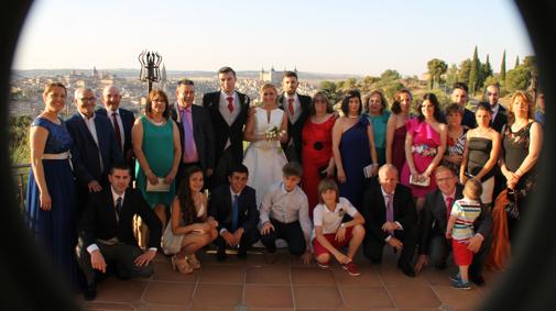 Boda de Óscar Martín, ex del CD Toledo