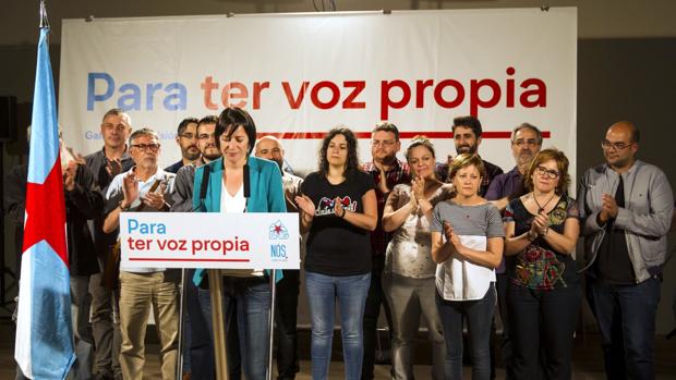 La portavoz nacional, Ana Pontón, tras analizar los resultados con su Ejecutiva