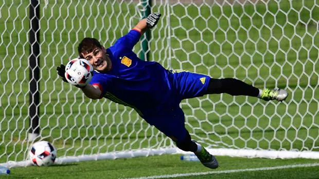 El portero de la selección española, Iker Casillas