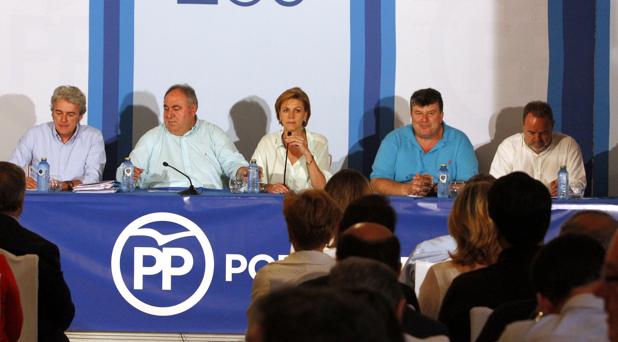 Cospedal y Tirado en el Comité Ejecutivo Autonómico del PP