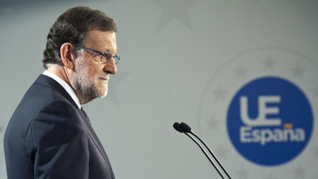 Mariano Rajoy, tras la reunión en Bruselas del Consejo Europeo