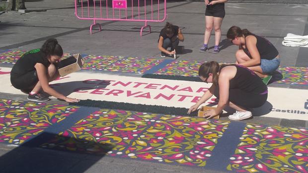 Una alfombra para don Miguel de Cervantes