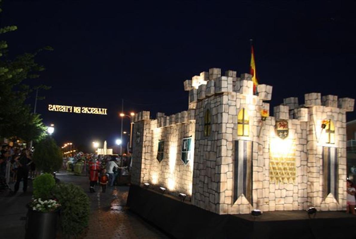 Carroza durante las Fiestas Patronales de Illescas