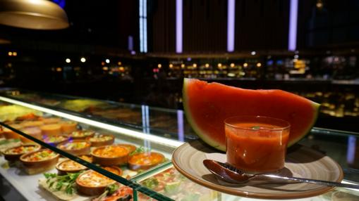 Gazpacho de sandía en la Pintxoteca
