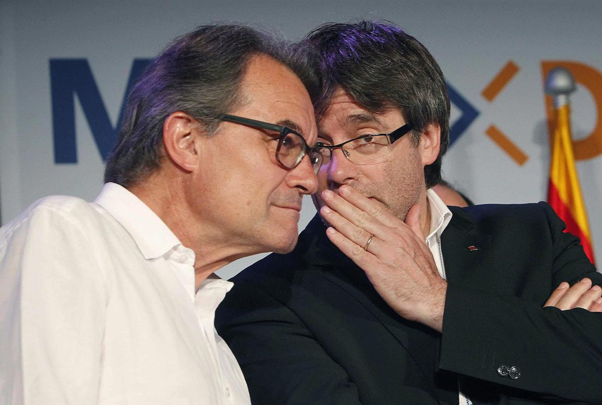 Artur Mas y Carles Puigdemont, en una imagen de archivo