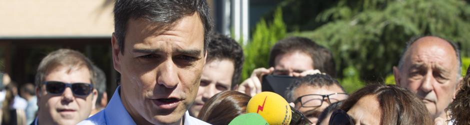 El secretario general del PSOE, Pedro Sánchez