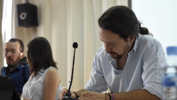 Pablo Iglesias en el Consejo Ciudadano de Podemos