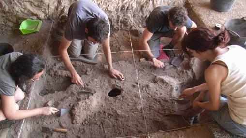 Trabajos de excavación.