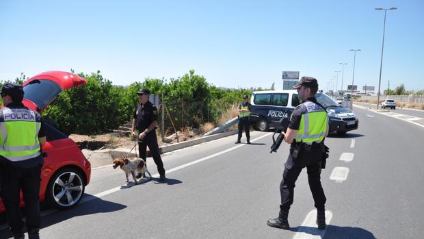 Imagen de la operación de la Policía Nacional