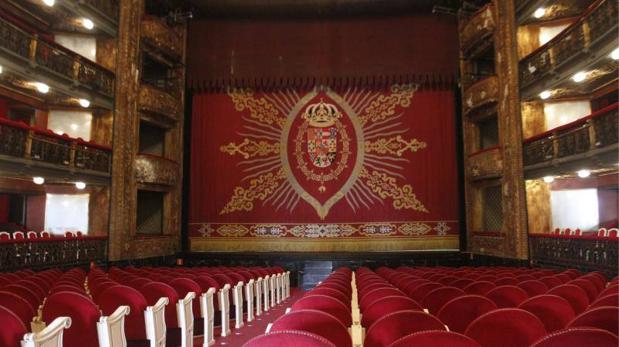 Vista del patio del Teatro Español