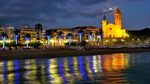 Sitges de noche