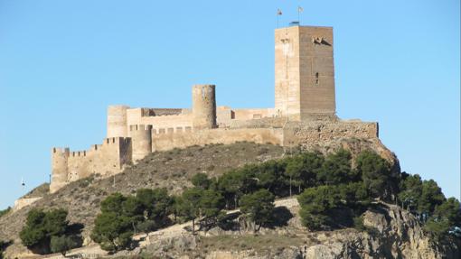 Vista del castillo de Biar