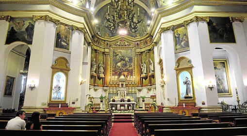 Imagen del interior de la iglesia