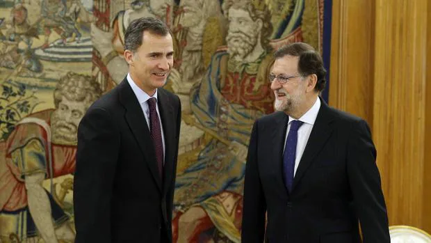 El Rey y Rajoy, en una ronda de consultas de la pasada legislatura
