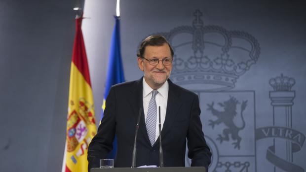 El candidato del PP y presidente del Gobierno en funciones, Mariano Rajoy