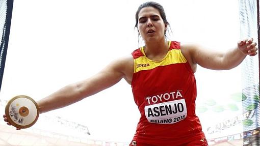 Sabina Asenjo en el Mundial de Beijing, donde se quedó a tres metros de entrar en la final