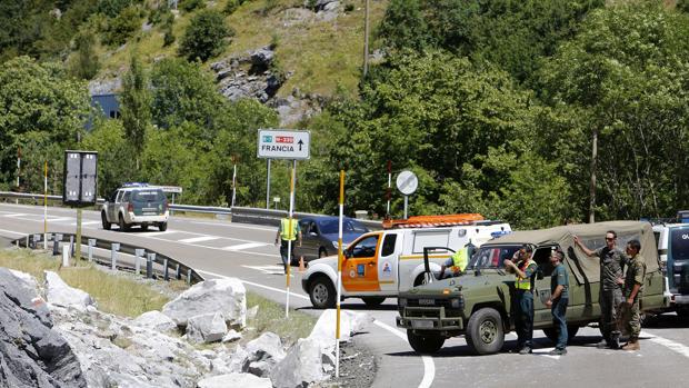 Lugar en el que se ha producido el accidente, en la Estación de Canfranc (Huesca)