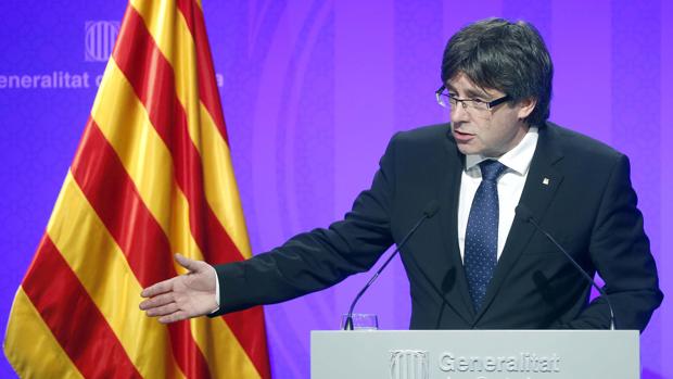 El presidente de la Generalitat, Carles Puigdemont