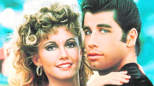 Los protagonistas de la cinta «Grease»