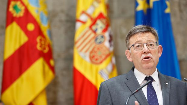 Ximo Puig, este martes en el Palau de la Generalitat