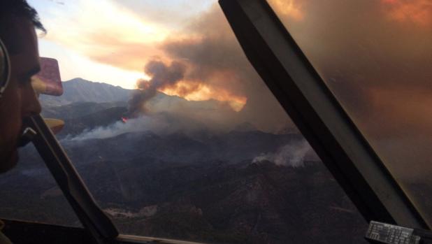 El incendio de La Palma, pendiente del aire