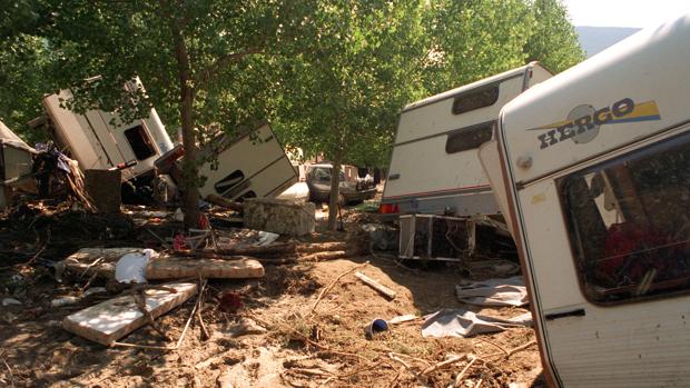 Veinte años de la tragedia de Biescas: «Fue la destrucción absoluta, como una zona de guerra»