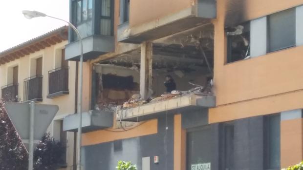 La Policía Foral no descarta ninguna hipótesis en la explosión de Tudela, aunque baraja el gas